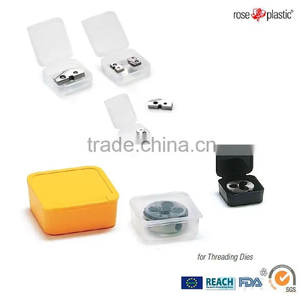 PP Transparent Plastic Die and Hand Tap Box Packaging Container With Closure Uni Box UB photo-5