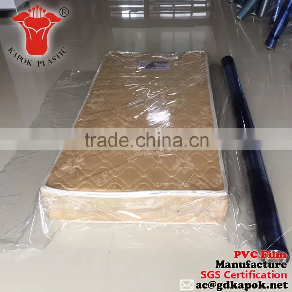 Soft Clear Plastic Pvc Film Rolls for Mattress Packaging photo-2