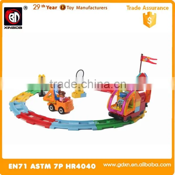 New Toys 3 IN 1 Magical Magnet With Electric Train Magnetic Building Block photo-3