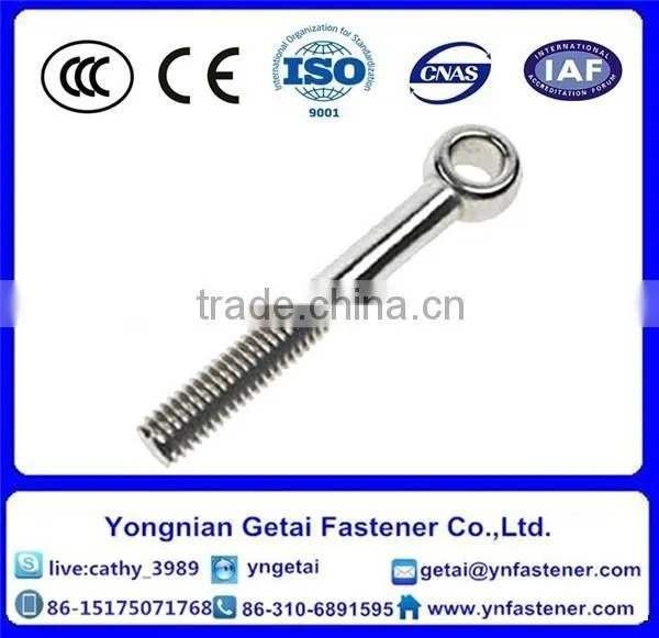 Stainless Steel Eye Bolts , DIN933/931, 201/202/304/316 With High Quality photo-3