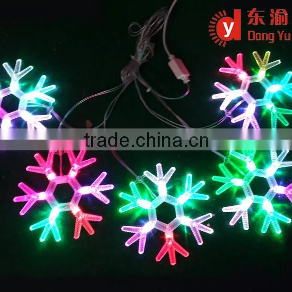Hanging Led Strings Light With Snowflake CE ROHS photo-3