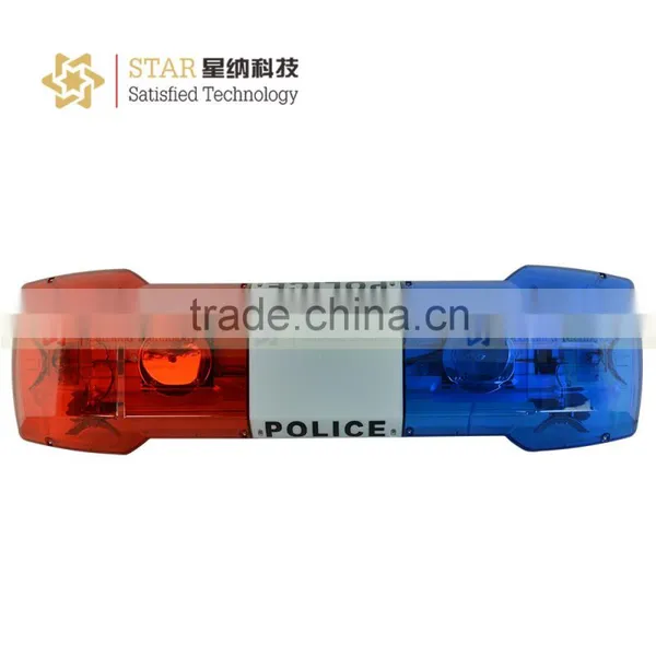 Police Led Warning Red and Blue Rotating Lightbar With Speaker photo-4