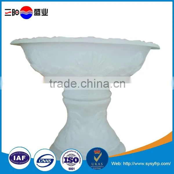 China Supplier Home Decor Garden Fiberglass Planter Flower Pot photo-2