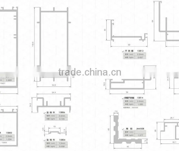 Hot Sale Direct Manufacturer Aluminum Extrusion Curtain Wall Profile photo-6