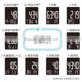 Durable and Reliable Body Fat Calculator With Reliable Made in Japan photo-5