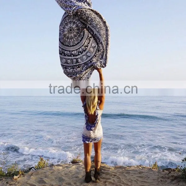 Tapestry Twin Bedspread Cotton Printed Single Dorm Bed Cover Manufacturing Tapestries Indian Exporter Rich Art And Craft photo-2