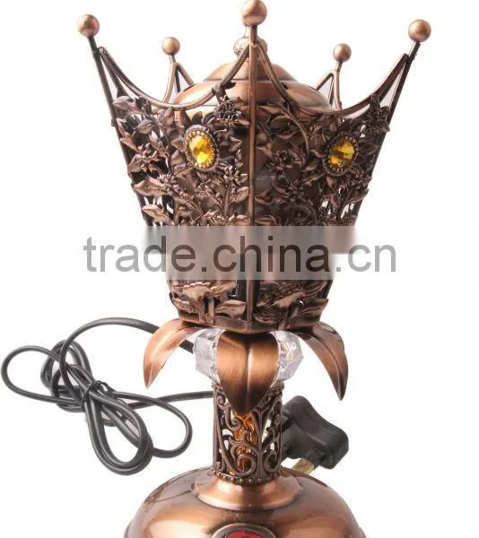 ARAB HOME/OFFICE ANTIQUE ELECTRIC INCENSE CENSER IN METAL CRAFTS