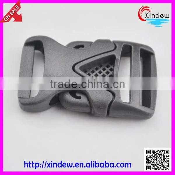 Black Plastic Schoolbag Buckle, Bag Accessories, Bag Buckle (XDZY-001) photo-3