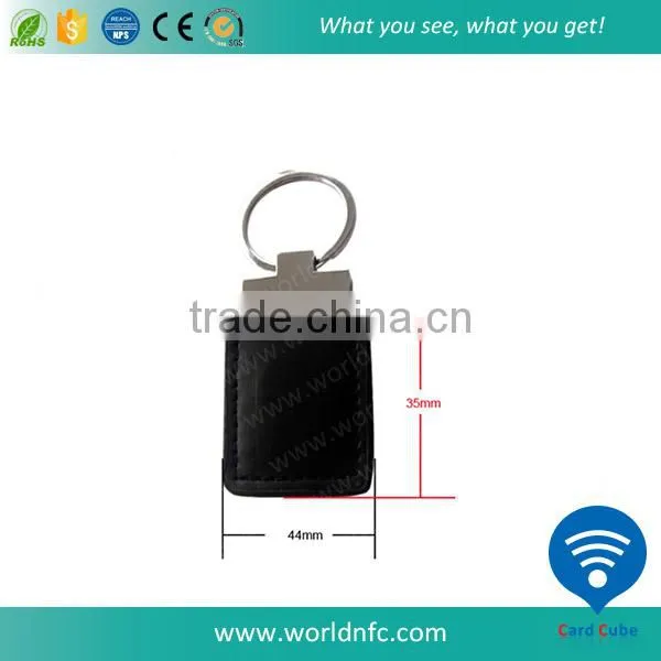 125KHz TK4100 Hotel Key Tag, Leather Keychain photo-3