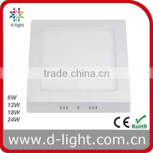86V 265V Suare Surface Mounted LED Panel Light 6W 12W 18W 24W 2700K 4200K 6500K photo-3