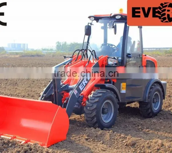 Everun New ER10 Small Wheel Loader CE Certificated With Snow Bucket/snow Blade photo-3
