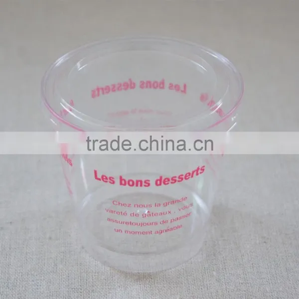 500ml Disposable Plastic Round Lid Milk Tea Cups With Customer Logo photo-3