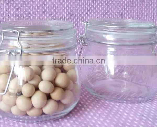 Wholesale High Quality Glass Jars With Metal Clip(HLTH-S027) photo-3