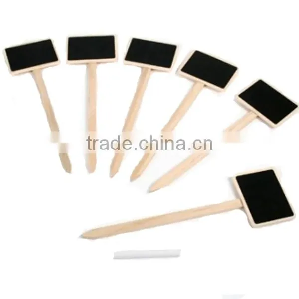 Store More Wooden Chalkboard Plant Label With Chalk photo-2