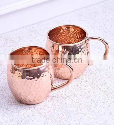 Copper Handcrafted Moscow Hammered Mule Mug Handmade of 100% Pure photo-2