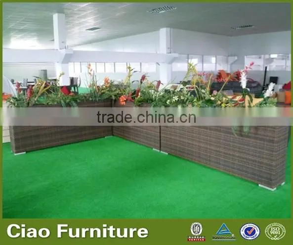 Rattan Raw Material Flower Pot Wholesale