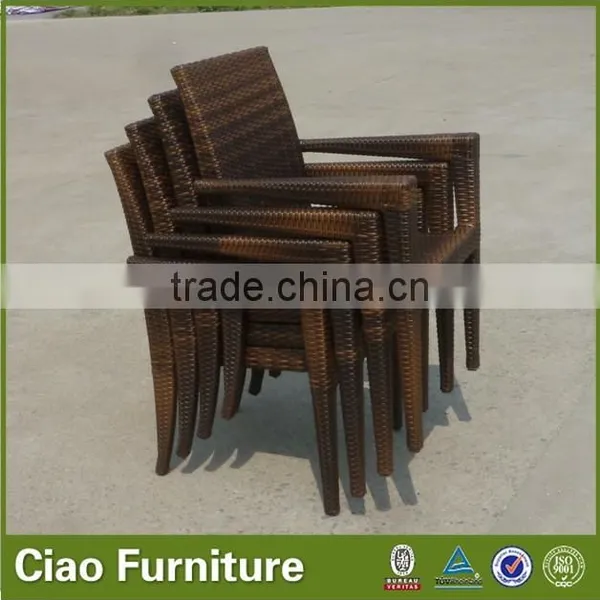 Outdoor Rattan Furniture Table and Chairs Wicker Dining Set photo-4
