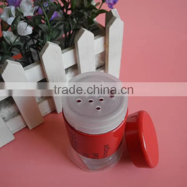 Kithchen Use High-end Glass Spice Jar With Sifter Covers Lid photo-2