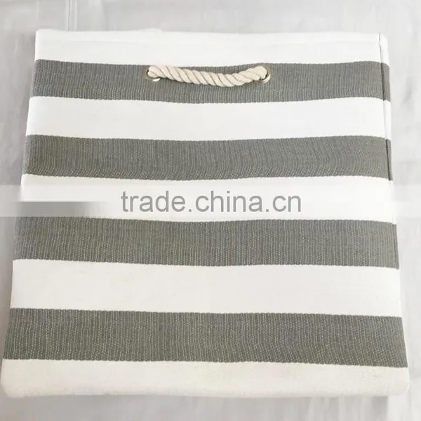 Household Square Foldable Paper Cloth Magazine Storage Basket photo-6
