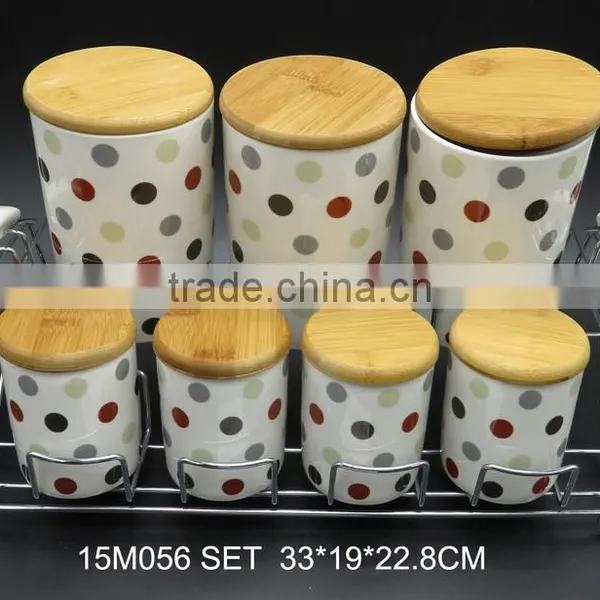 Promotion Colorful Small Airtight Ceramic Spice Jar photo-6