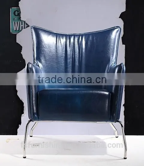 YY008 2016 Latest Modern Single Chair Leisure Chair With Strong Aluminum Foot photo-2