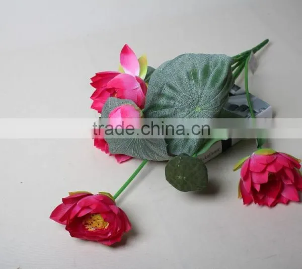 Natural Lotus Artificial Decorative Lotus Flowers China Manufacturer photo-4