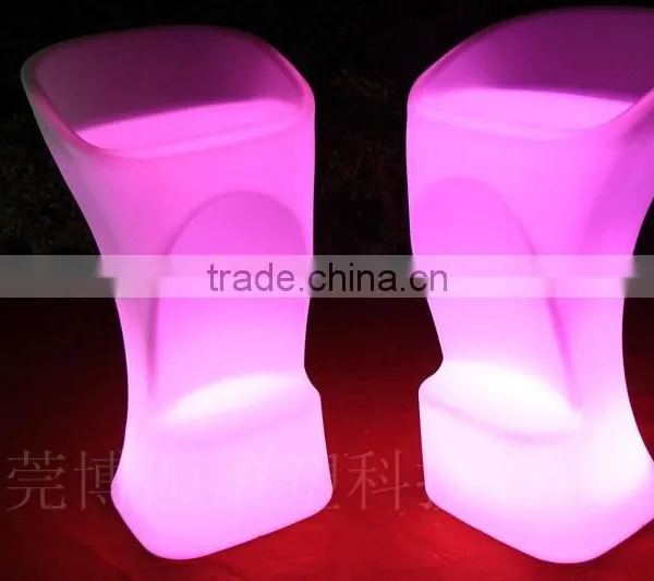Remote Color Changing Stylish Rechargeable LED Flashing Bar Stool photo-2