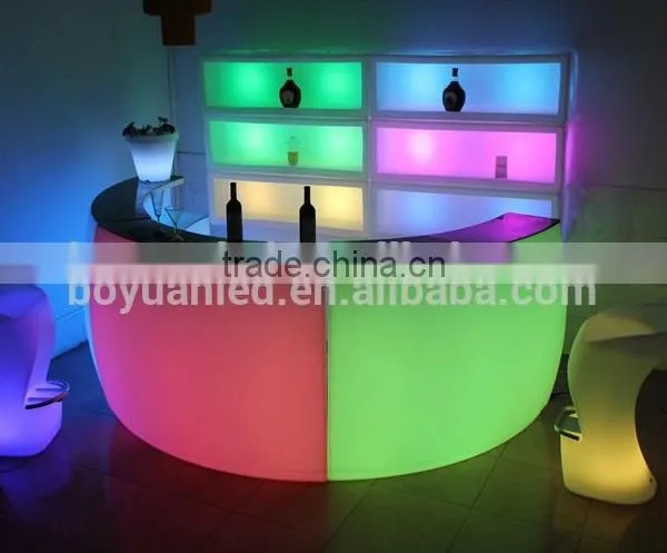 Rechargeable RGB 16 Colors Changing Glowing LED Wine Rack, LED Ice Pot, LED Beer Bucket photo-6