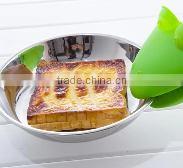 Heat Resistant Silicone BBQ Grill Oven Gloves and Barbecue Mitts for Cooking, Baking, Smoking & Potholder With Frog Shape photo-3