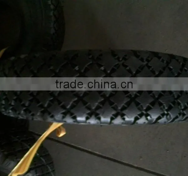 Hand Truck Hand Trolley Cover Tyre 4.00-4 Rubber Wheel photo-3