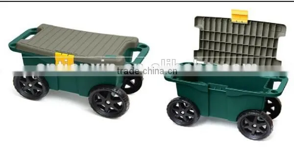 22" Garden Plastic Trolley/hand Trolley on Wheel for IPO in USA