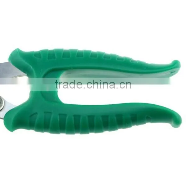 BERRYLION Stainless Steel 200mm Cheap Green Plastic Handle Gardening Shear photo-4