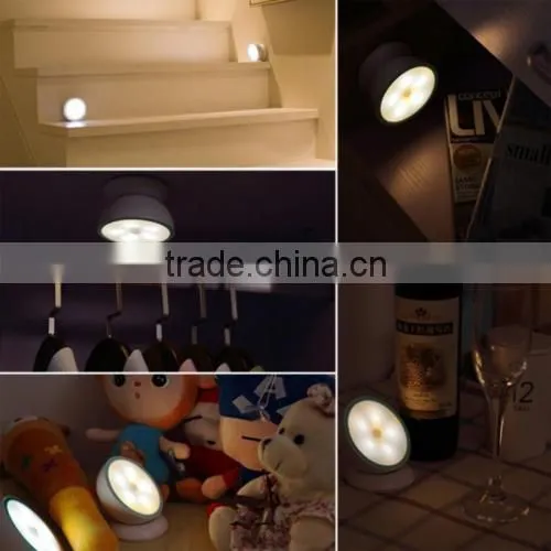Magnetic Rotate IR Motion Sensor Staircase Floor Closet Rechargeable LED Wall Night Light photo-6