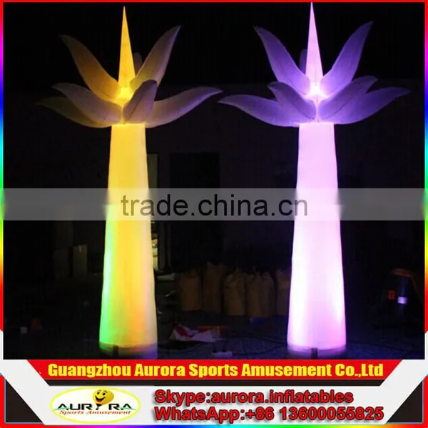 Led Lighting Inflatable Advertising Products , Party Decoration Inflatable Cone