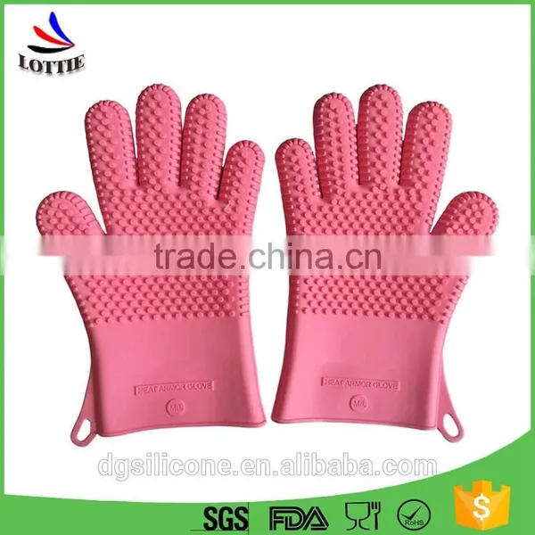 Professional Kitchen Tools Food Grade Silicone Gloves Heat Resistant Silicone Oven Mitts photo-2
