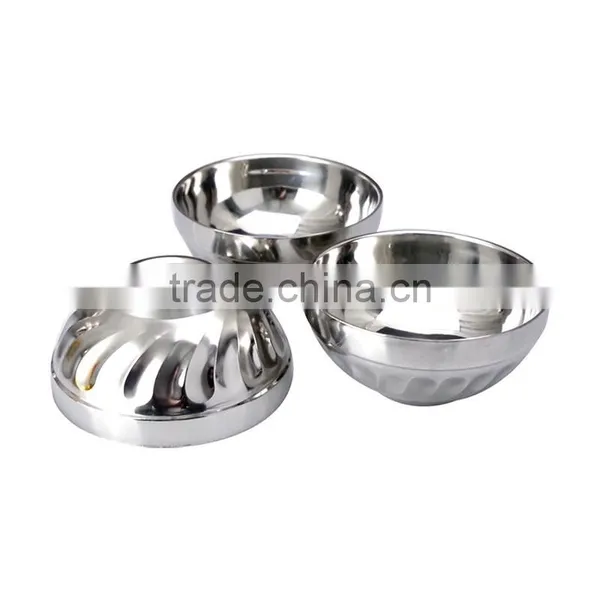 Stainless Steel Buffet Bowl/Diagonal Food Bowl/Fruit Bowl for Cafeteria photo-3