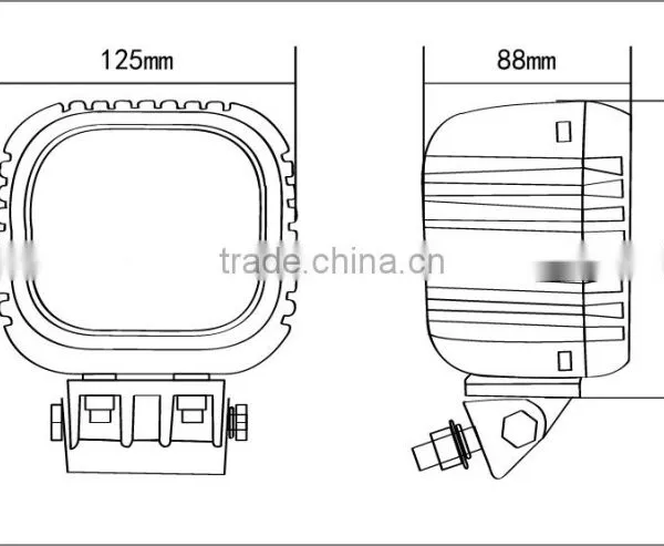 Ip67 Led Flood Truck Light 48w 5 Inch Led Work Light photo-4
