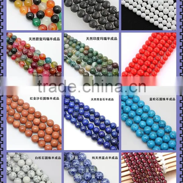4-12 mm Red Agate Crystal Rhinestone Stone Strand 2016 New Round Stone Beads With Crystal& Rhinestone Setting photo-2