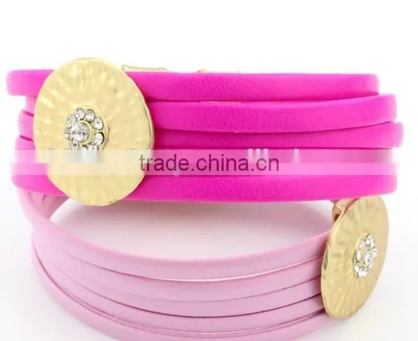 American Summer Leather Flower Bracelets,beach Holiday Gift Bracelets,cheap Promotion Bracelet photo-6