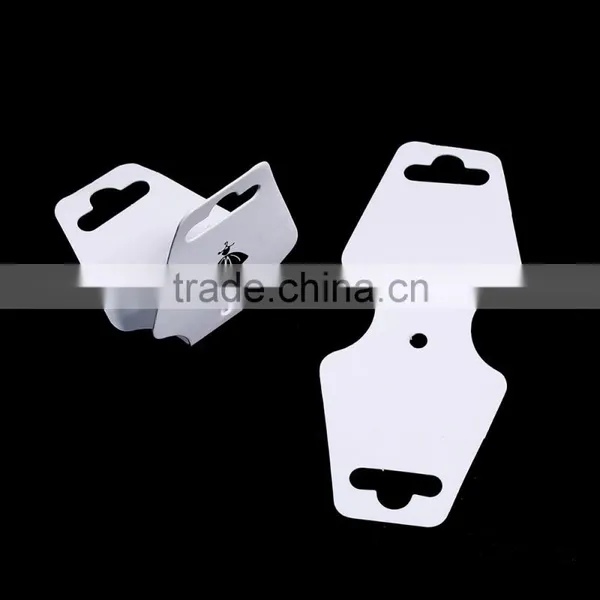 Paper Jewelry Display Card Bottle White Skirt Pattern 10cm(3 7/8") x 4cm(1 5/8"), 1 Piece photo-3