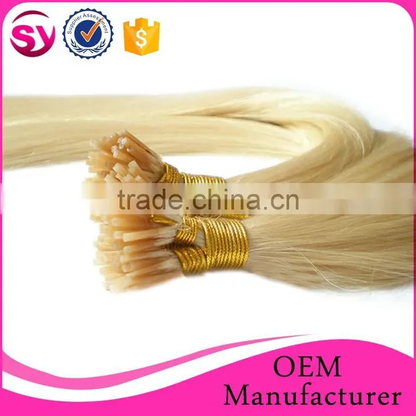 New Arrival UK Hot Selling U Tip 100 Keratin Tip Human Hair Extension Straight Brazilian I Tip Hair Extension Wholesale photo-3