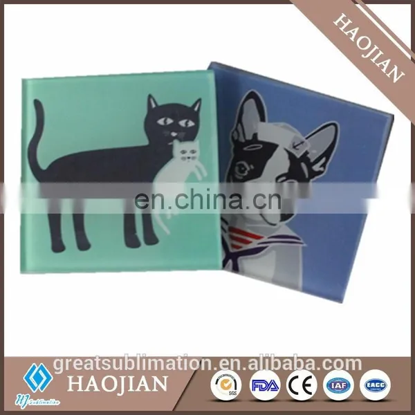 Glass Tile With Coating for Sublimation Blank Glass Coasters photo-5