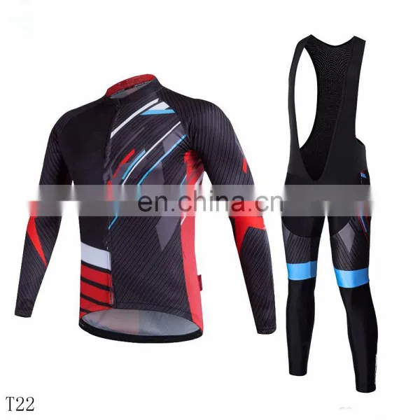 Popular Cycling Jersey Set Long With Mountain Bike Shorts photo-3