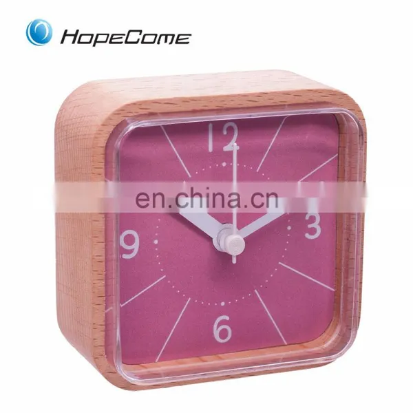 Custom Design Wooden Table Clock With High Quality photo-4