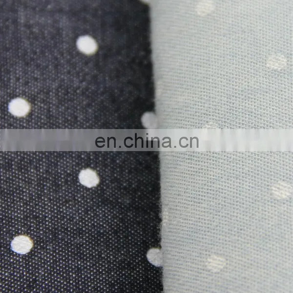 100 Cotton Denim Printed Fabric photo-2