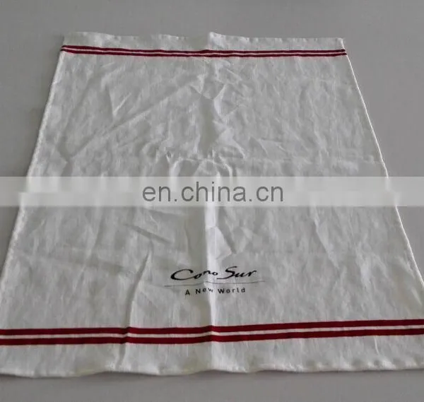 High Quality Linen/cotton Printing /vintage Tea Towels in White Color photo-6