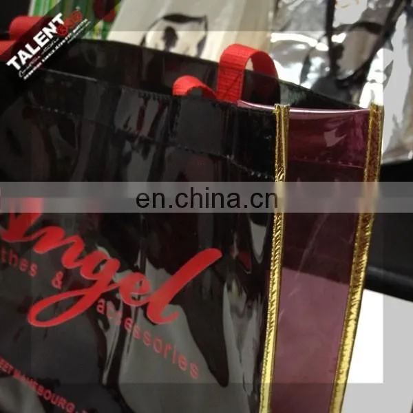 Custom Clothing Brand Printing PVC Plastic Shopping Bag photo-4