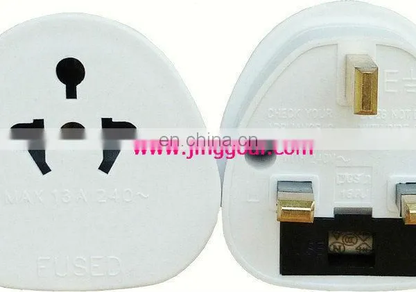Fused UK Travel Adapter