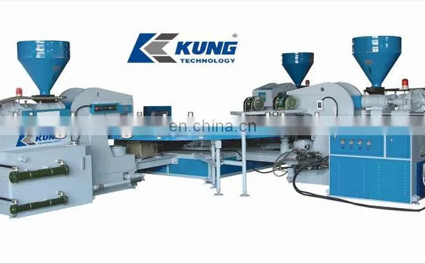 2014 Hot Selling 3 Color PVC Sole Making Machine photo-2