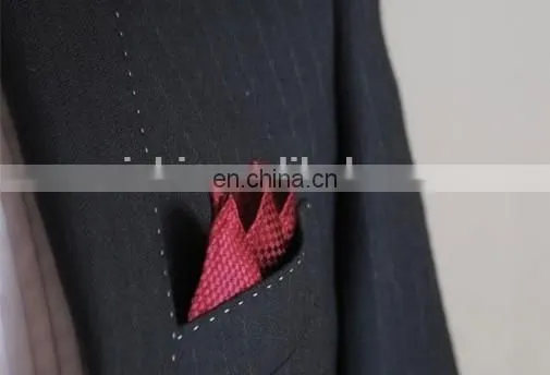 High Quality 100% Silk Custom Men's Pocket Square